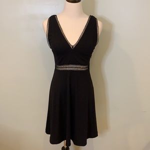 Free People Women’s mini dress skater style crochet detail tank top size 0
